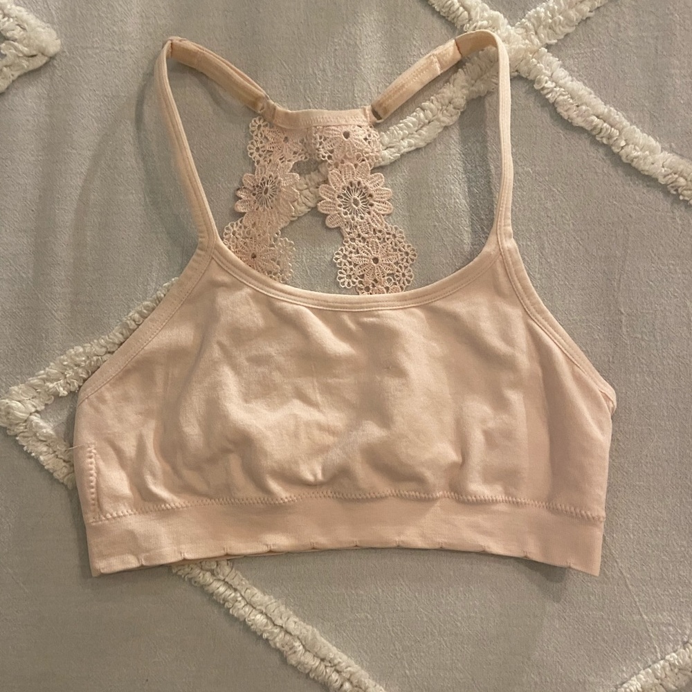 Laura Ashley baby pink bralette